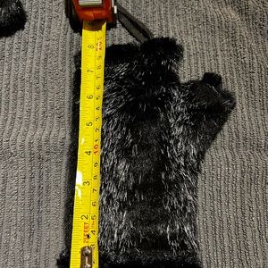 Faux fur mittens by Polar Mitts